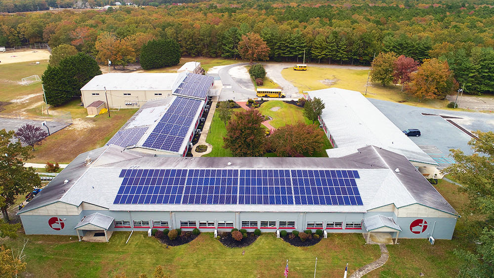 The size of the solar system at Pilgrim Academy is 168.350 kW.