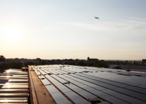 The solar system at Atlantic Central Logistics generates 821,523 kWh annually.