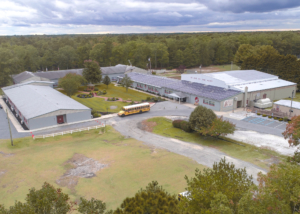Pilgrim Academy has a solar system that is generating 190,983 kWh per year.