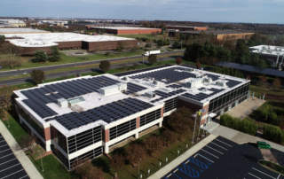 Commercial solar installation at Infragistics in New Jersey