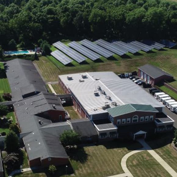 The Midland School Commercial Solar Installation