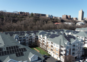 The Landings at Port Imperial was able to save with a 255.960 kW solar system.