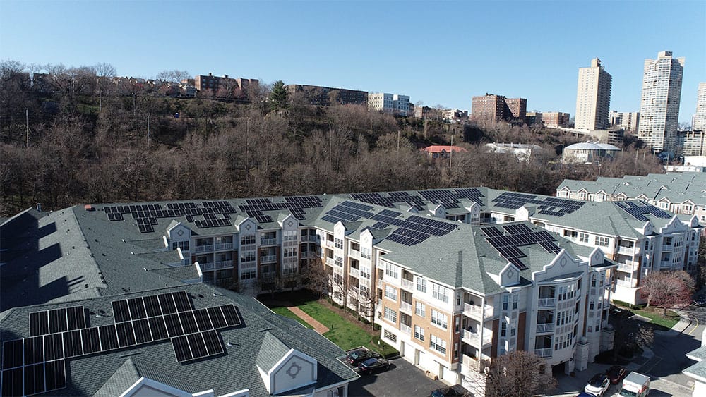 The Landings at Port Imperial was able to save with a 255.960 kW solar system.