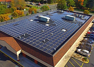 The solar system at University Radiology sources 428,307 kWh yearly.