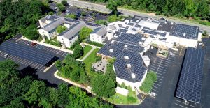 The Wilshire Grand Hotel multiple NJ solar arrays designed and installed by Geoscape Solar