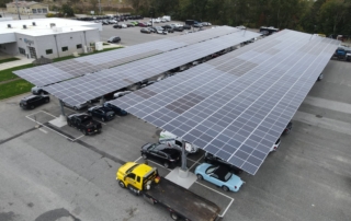 Kindle Auto saved money with solar carports from Geoscape Solar